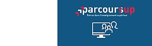 Logo Parcoursup - "Entrez dans l'enseignement supérieur"